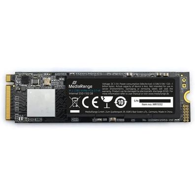 SSD Laufwerk MediaRange 512 GB M.2 PCIe NVMe