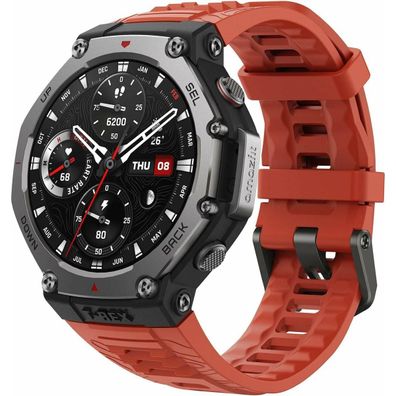 Smartwatch Amazfit T-Rex 3 Lava Robust und Fitnessorientiert