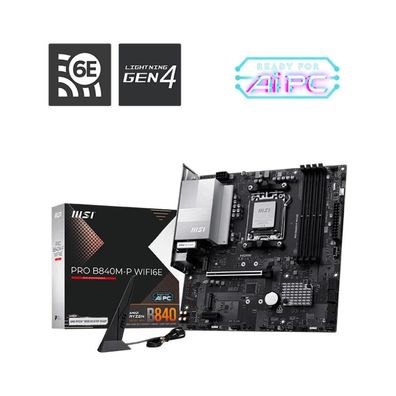 Mainboard MSI PRO B840M-P WIFI6E Micro ATX