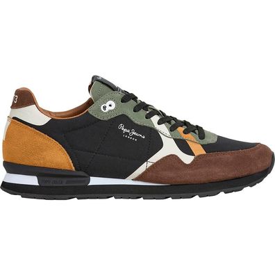 Laufschuhe Pepe Jeans Brit Prints schwarz