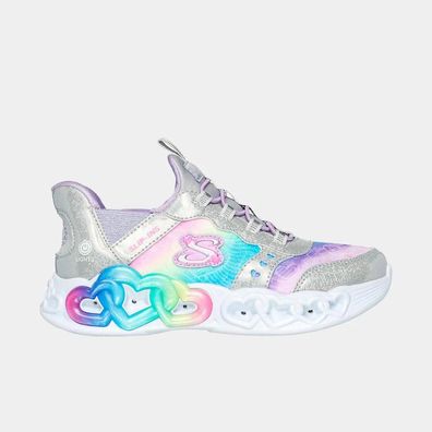 Kinderschuhe Skechers Infinite Heart Lights Grau