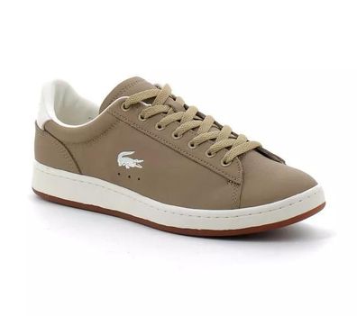 Schuhe Lacoste Carnaby Set braun elegante Sneaker