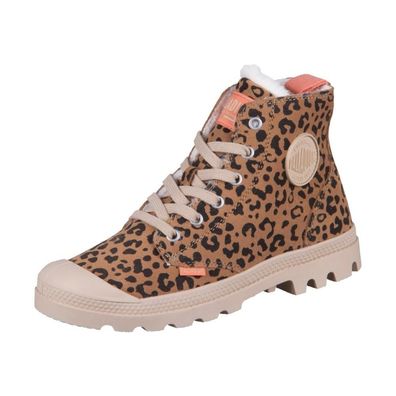 Bottines Palladium mit animalischem Muster