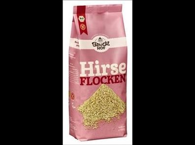 Bauck Mühle 6x Hirseflocken glutenfrei Bio 500g