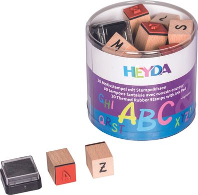 Heyda 204888479 Stempel-Set "Alphabet"