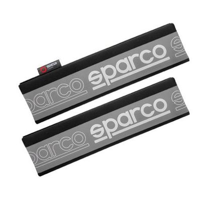 SPARCO Gurtschoner Gurtpolster Sicherheitsgurt Auto Gurtschutz Grau 2x