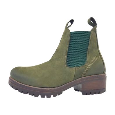 Lazamani ladies booties chelsea 68.001 Grün Green