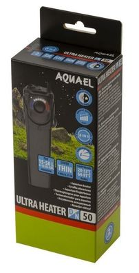 Aquael Ultra Heater Day&Night 50W Heizer Heizstab 50 L Aquarium Schildkröten