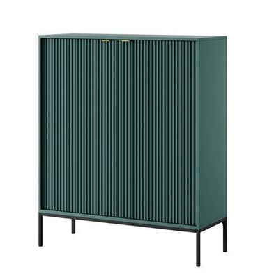 Schrank Nova NVK104 Wohnzimerschrank Labrador/ Schwarze Beine und Goldene Griffe