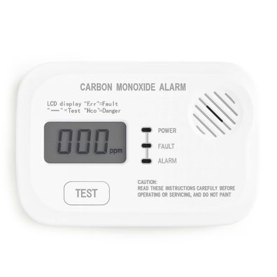 Wiltec CO Melder Display 85 dB Kohlenmonoxid Gasmelder Gaswarnanlage Warnmelder