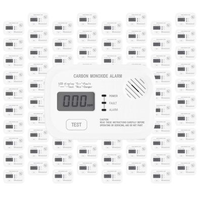 Wiltec 80x CO Melder Display Kohlenmonoxid Gasmelder Gaswarnanlage Warnmelder