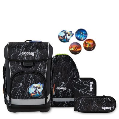 ergobag Cubo light Schulrucksack Super ReflektBär, Super ReflektBär, Jungen