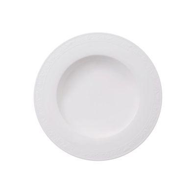 Villeroy & Boch Vorteilset 6 Stück White Pearl Suppenteller Premium Bone Porcelain