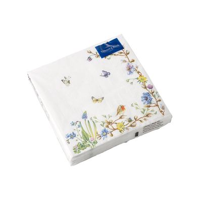 Villeroy & Boch Vorteilset 4 Stück Oster Accessoires Cocktail Serviette Blumenrank