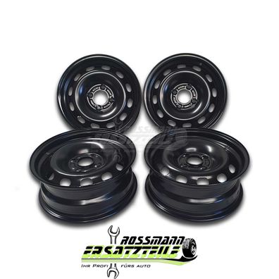 4x Alcar 6215 5.5x14 ET24 - LK4/108 ML65 Felge Stahl