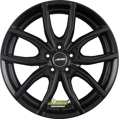 2x Autec Typ VN - Vidron schwarz 6.5x16 ET46 - LK5/112 ML57.1 Felge Alu
