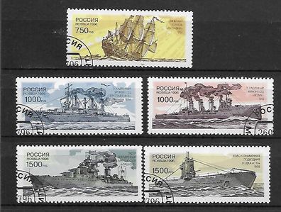 Russland gestempelt Michel-Nummer 519-523