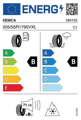 2x Debica Navigator 3 XL M+S 3PMSF 205/55R17 95V Reifen Ganzjahresreifen PKW