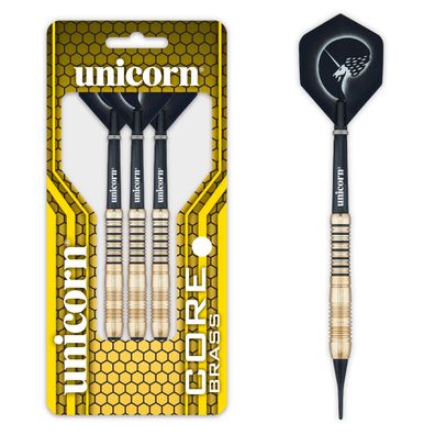 Unicorn Core Brass Soft Darts / 1 Satz / 18 Gr