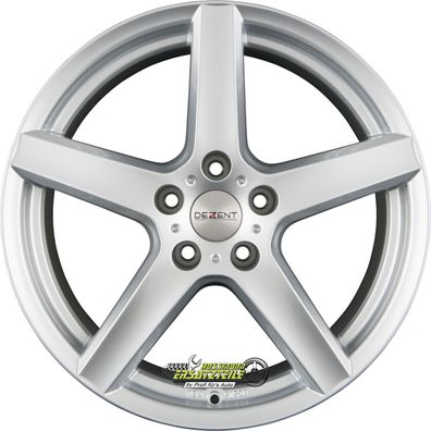 2x Dezent TY silver 6.5x17 ET40 - LK5/114.3 ML60.1 Felge Alu