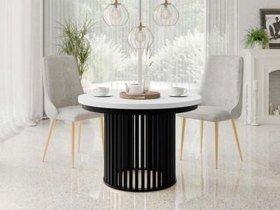 Esstisch Komo Stilvoll Esszimmertisch Ausziehbarer mit zwei Einlegeplatte