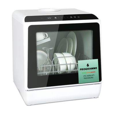 Geschirrspüler 5L mini Spülmaschine Tischgeschirrspüler 45cm freistehen 5 Modi
