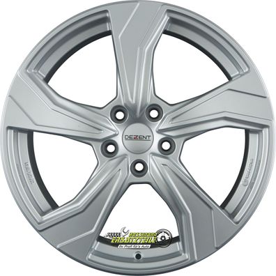 2x Dezent KB silver 6.5x17 ET40 - LK5/114.3 ML60.1 Felge Alu