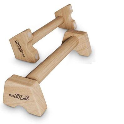 Liegestützgriffe Gr. L Parallettes Griffe Holz Armtrainer Trainingsgerät B-WARE