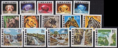 Simbabwe Zimbabwe [1980] MiNr 0227-41 ( * */mnh )