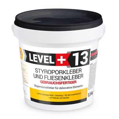 Dispersionskleber 1,5kg Styroporkleber Fertig Für Innen Montagekleber L+13