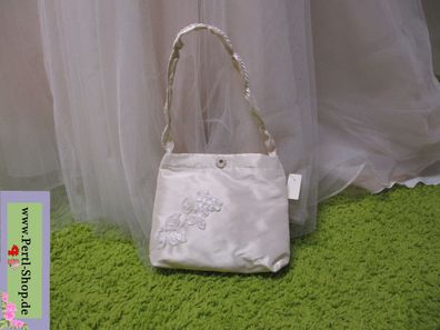 Braut Handtasche, Creme, unbenutzt, Handmade