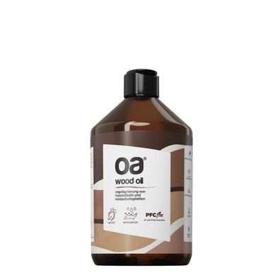 OA WOOD OIL 250ml – Holzöl zur Imprägnierung von Arbeitsplatten & Möbeln, PFC-PP015