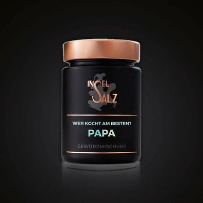 Rügener Inselsalz Geschenk Gewürzmischung Papa Wer kocht am besten ? Papa