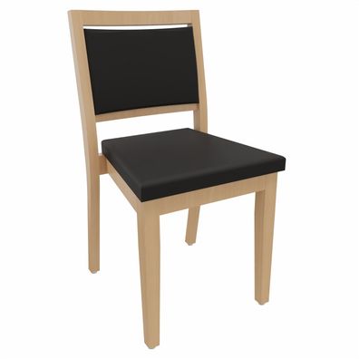 Stapelstuhl Georg - Platzsparender Stuhl für Senioren - Pflege und Alltag