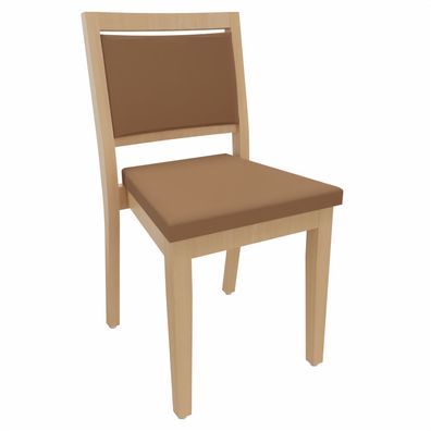 Stapelstuhl Georg - Platzsparender Stuhl für Senioren - Pflege und Alltag