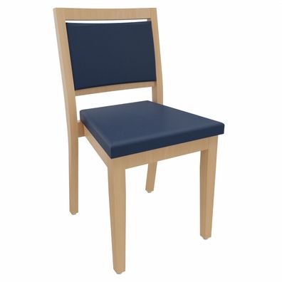 Stapelstuhl Georg - Platzsparender Stuhl für Senioren - Pflege und Alltag