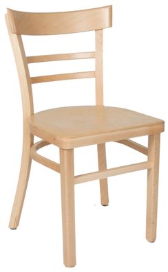 Küchenstuhl Laura - Bunter Holzstuhl aus Buche, lackiert & montiert, 7 Farben