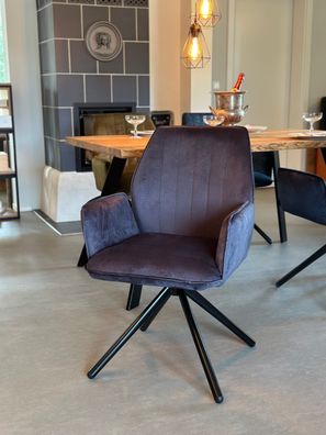 City Monolith Esszimmerstuhl - SG126-Mgraphitgrau