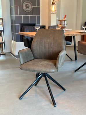 City Preston Esszimmerstuhl - SG126-Pdunkelgrün