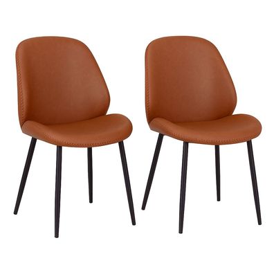 Monte Carlo Esszimmerstuhl 2er Set - Bequemer Designstuhl mit stabilem Gestell