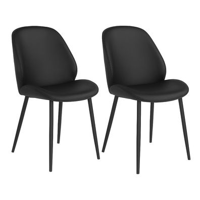 Monte Carlo Esszimmerstuhl 2er Set - Bequemer Designstuhl mit stabilem Gestell