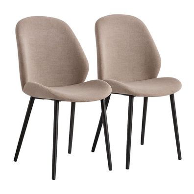 Monte Carlo Esszimmerstuhl 2er Set - Bequemer Designstuhl mit stabilem Gestell