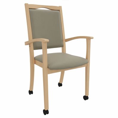 Seniorenstuhl Alexander Hochlehner auf Rollen - SG206-0033N