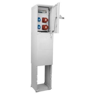 Stromverteiler auf Fundament BV-SFI 16-32A 2x230V Baustromverteiler Verteilersäule