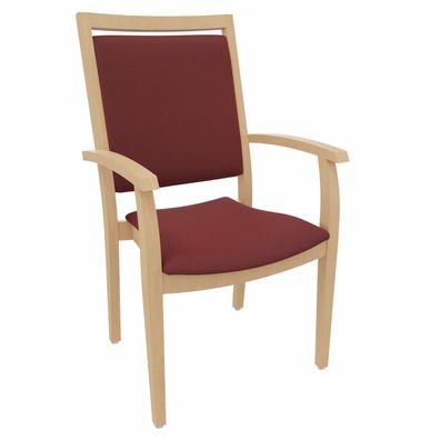 Hochlehner Georg mit Armlehnen - Bequemer Stuhl mit Armlehnen für Senioren