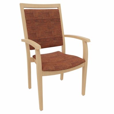 Hochlehner Georg mit Armlehnen - Bequemer Stuhl mit Armlehnen für Senioren