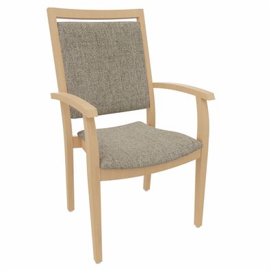 Hochlehner Georg mit Armlehnen - Bequemer Stuhl mit Armlehnen für Senioren