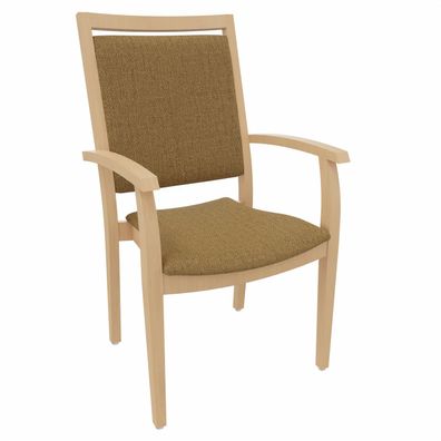 Hochlehner Georg mit Armlehnen - Bequemer Stuhl mit Armlehnen für Senioren