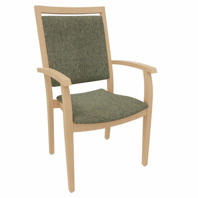 Hochlehner Georg mit Armlehnen - Bequemer Stuhl mit Armlehnen für Senioren