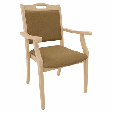 Armlehnenstuhl Sabine - Seniorenstuhl mit Armlehnen für Pflege und Wohnen